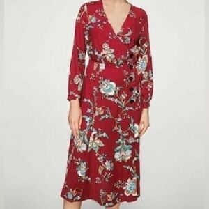 Mango • Floral Midi Dress